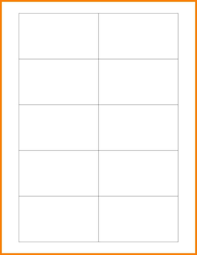 Chance Card Template