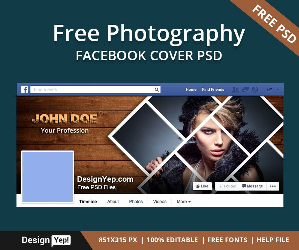 001 Facebook Cover Photoshop Template Phenomenal Ideas Fb Intended For Photoshop Facebook Banner Template