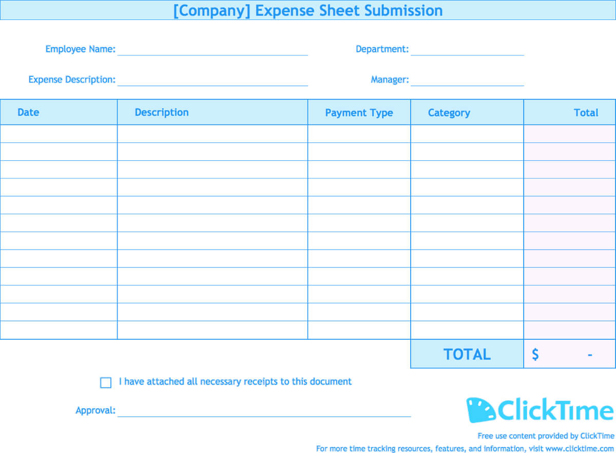 001 Free Expense Report Templates Screenshot Template Inside Expense Report Spreadsheet Template