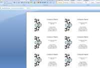 001 Microsoft Word Business Card Template Free Ideas Ms within Business Card Template For Word 2007