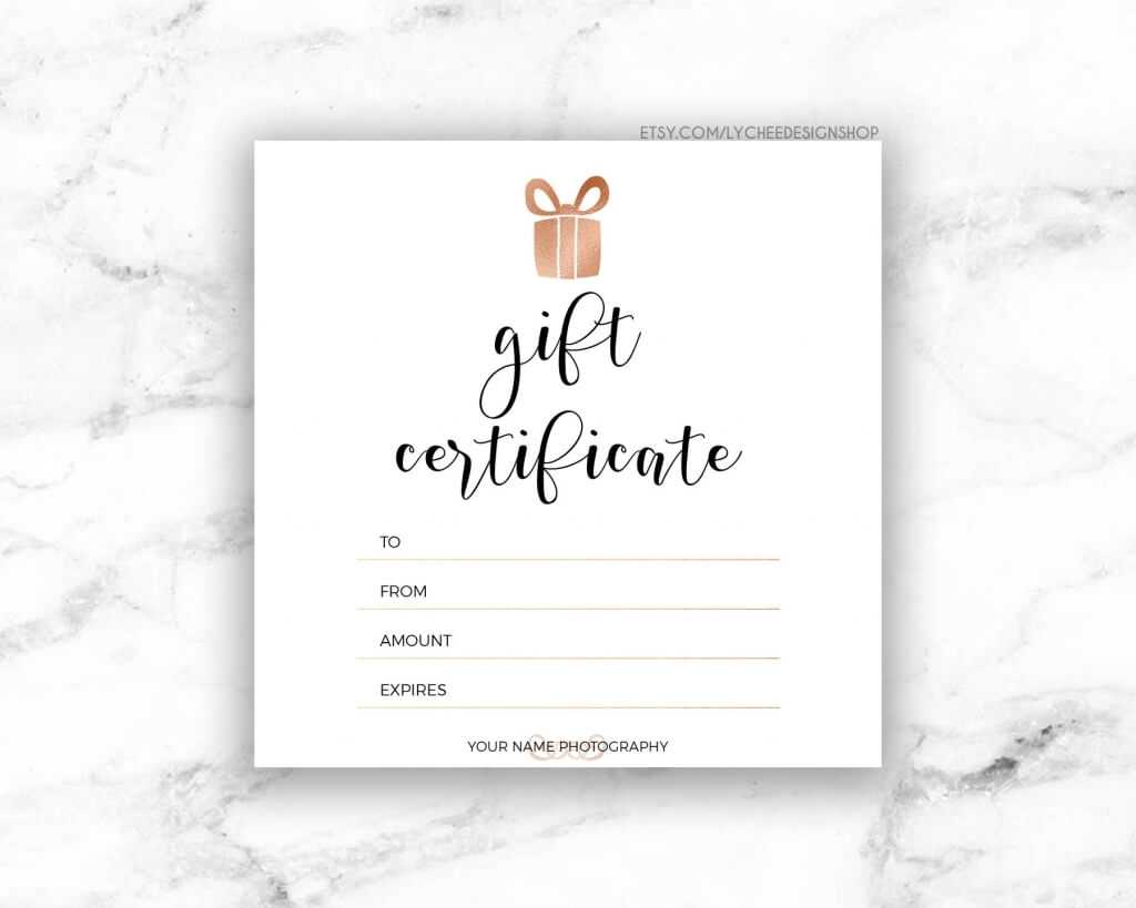 001 Printable Photography Gift Certificate Template Ideas For Free Photography Gift Certificate Template