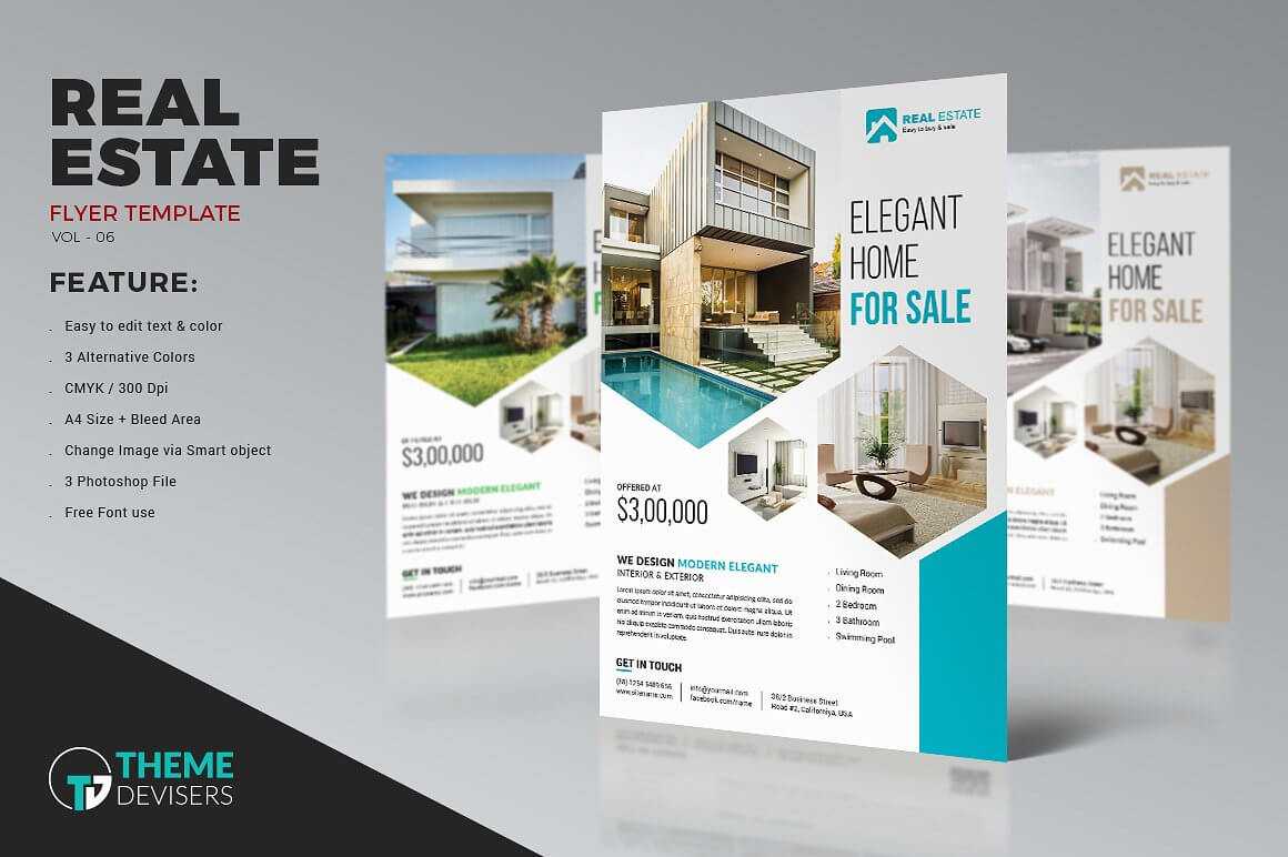 001 Real Estate Flyer Inside Real Estate Brochure Templates For Real Estate Brochure Templates Psd Free Download