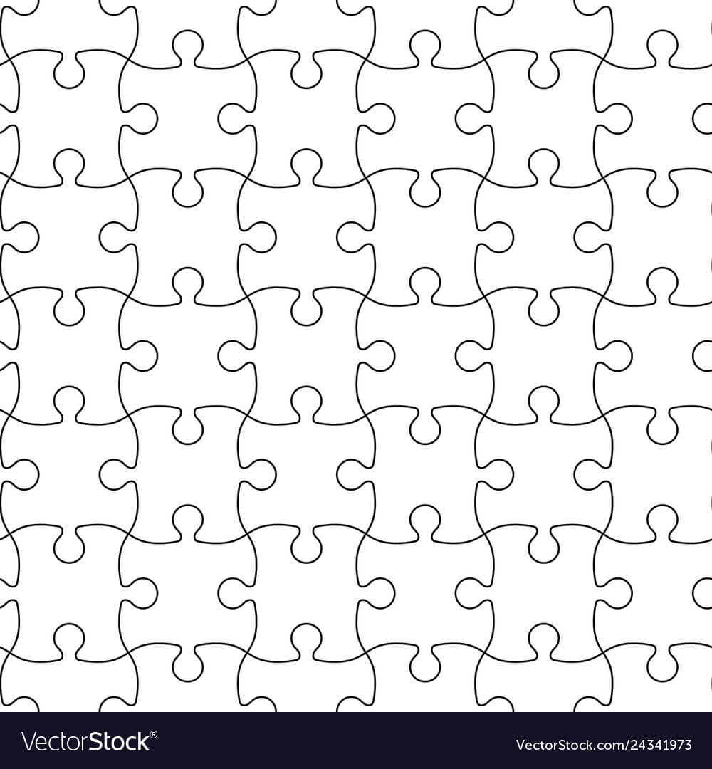 001 Template Ideas Jigsaw Puzzle Seamless Pattern Vector Jig Within Jigsaw Puzzle Template For Word