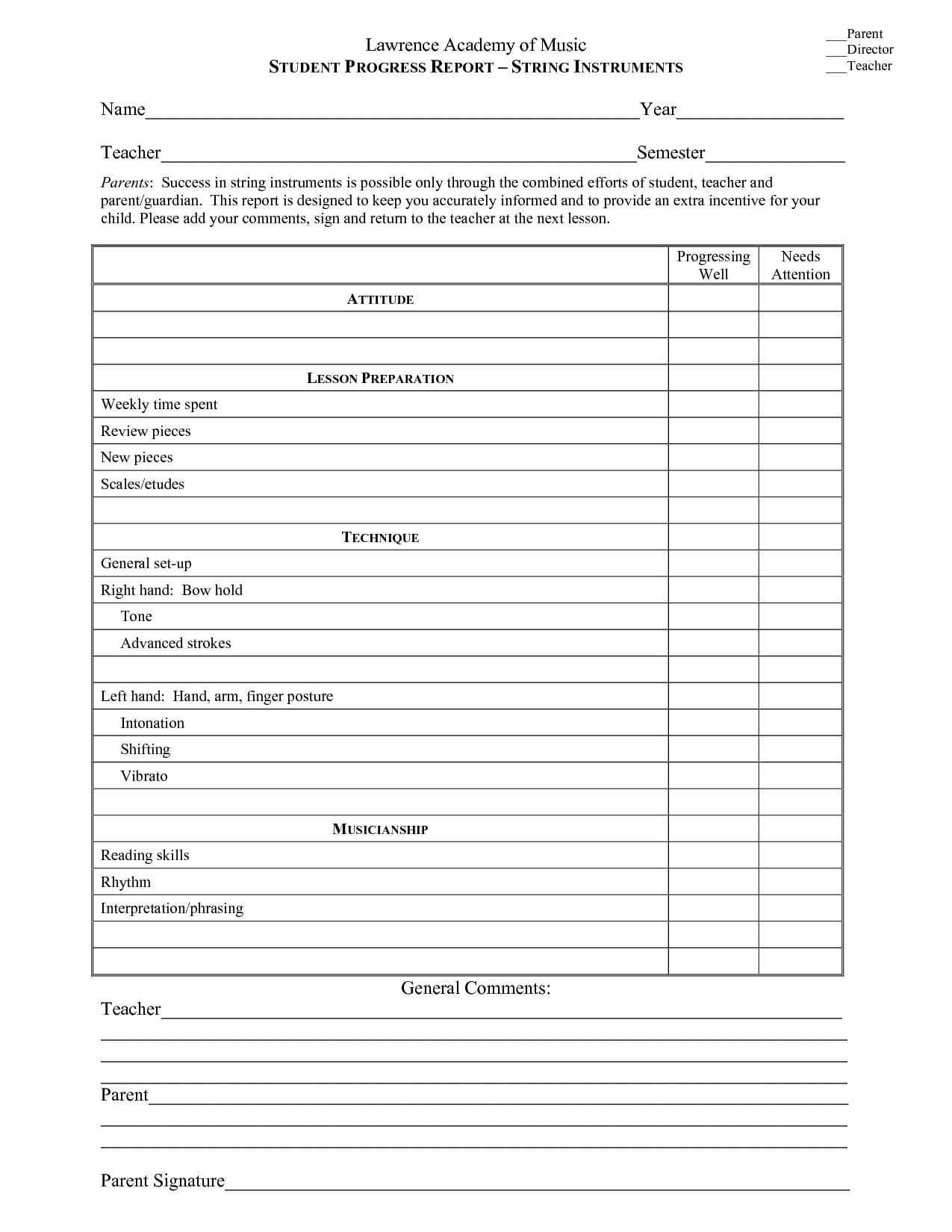 002 Student Progress Report Template Beautiful Ideas Pdf Intended For Educational Progress Report Template