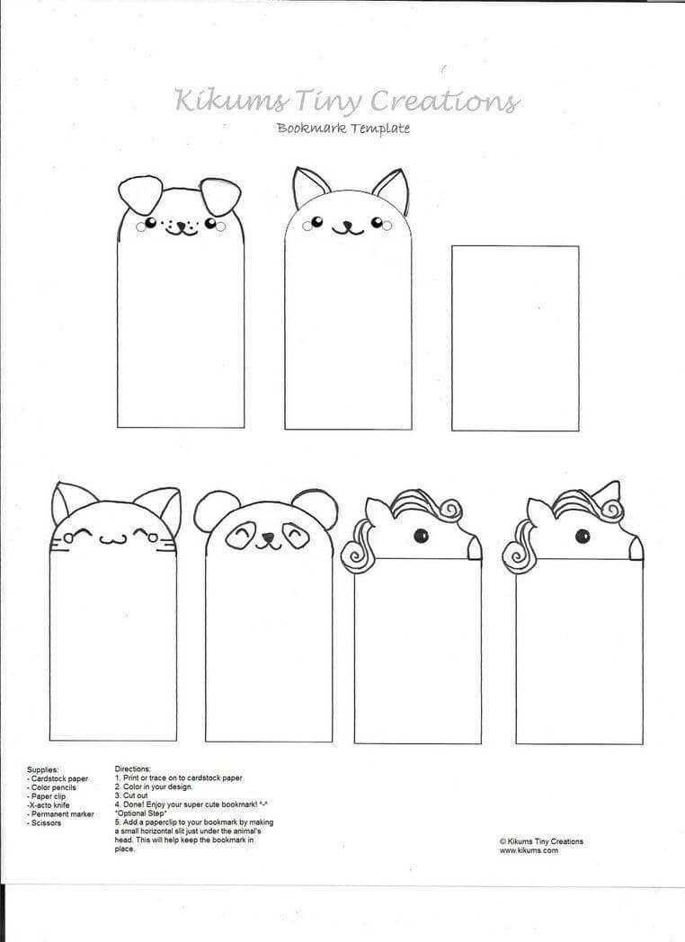 002 Template Ideas Free Printable Bookmark Templates For Free Blank Bookmark Templates To Print