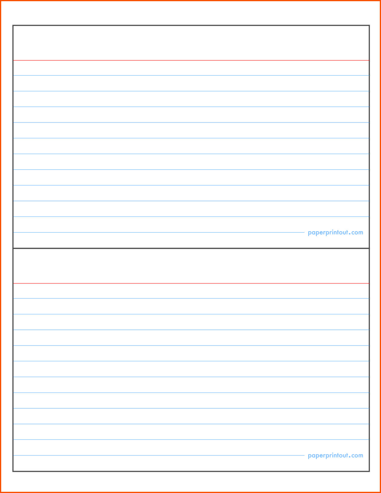 Microsoft Word Index Card Template