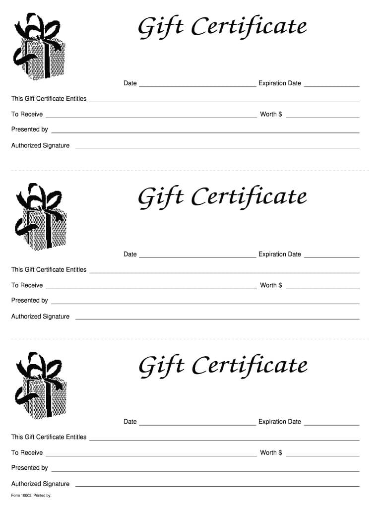 003 Free Gift Certificate Templates Large Template Awesome With Certificate Template For Pages