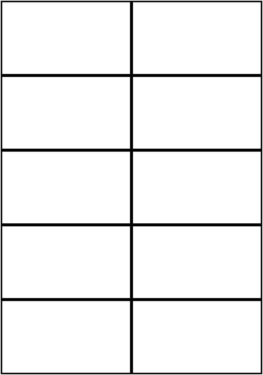 Flash Cards Template Free