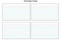 004 Best 5X8 Index Card Template Free In Word For Surprising in 3X5 Blank Index Card Template