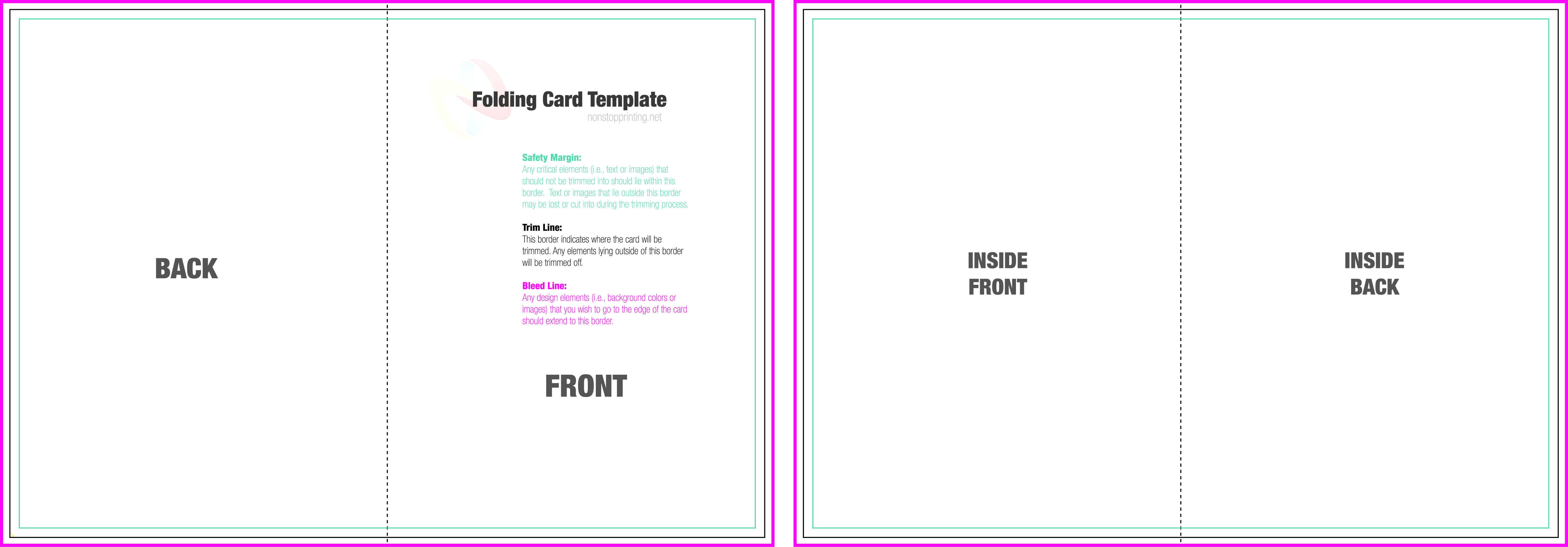 004 Blank Quarter Fold Card Template Free Ideas Greeting Intended For Quarter Fold Birthday Card Template