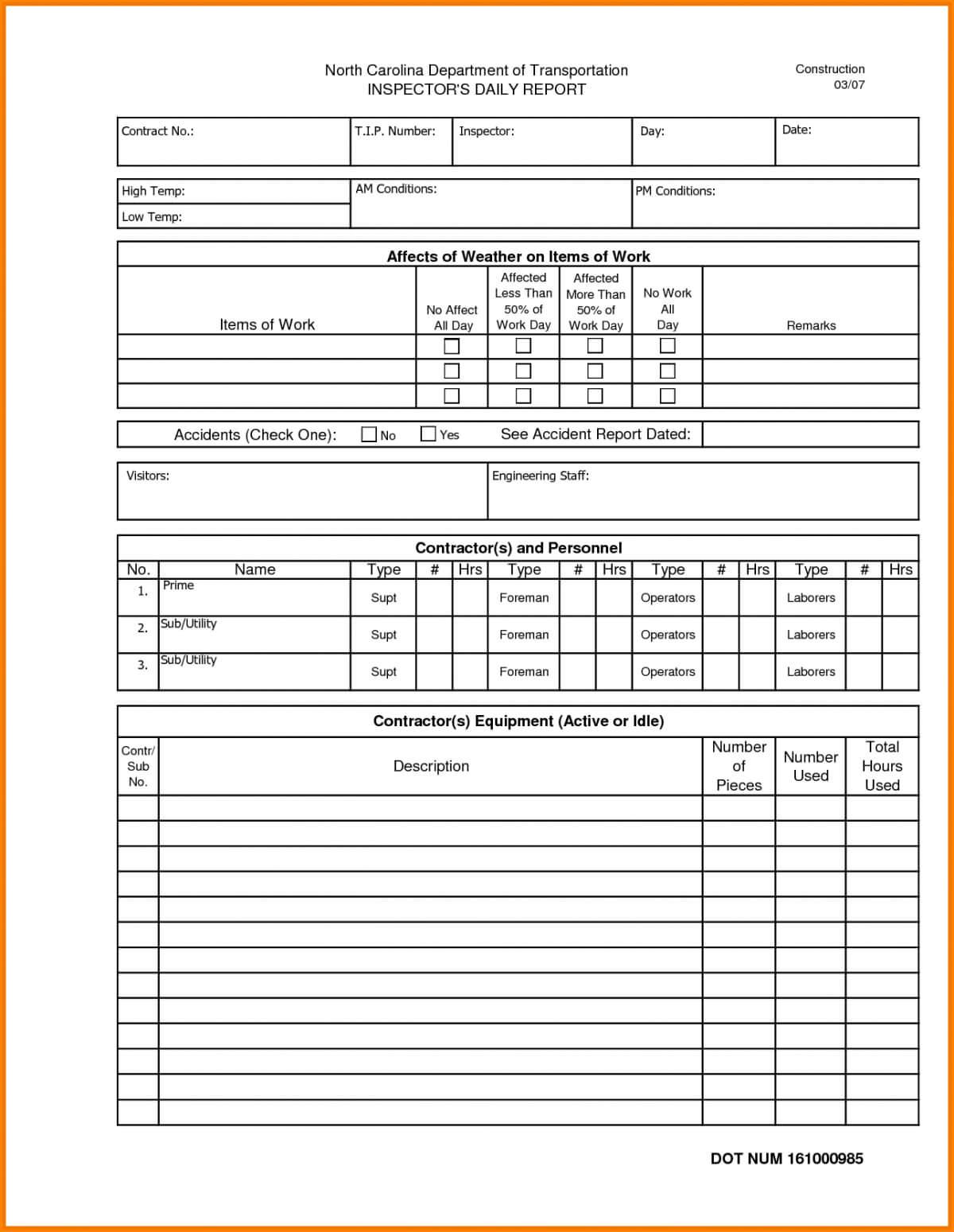 004 Construction Daily Report Template Excel 1200X1549 With Free Construction Daily Report Template
