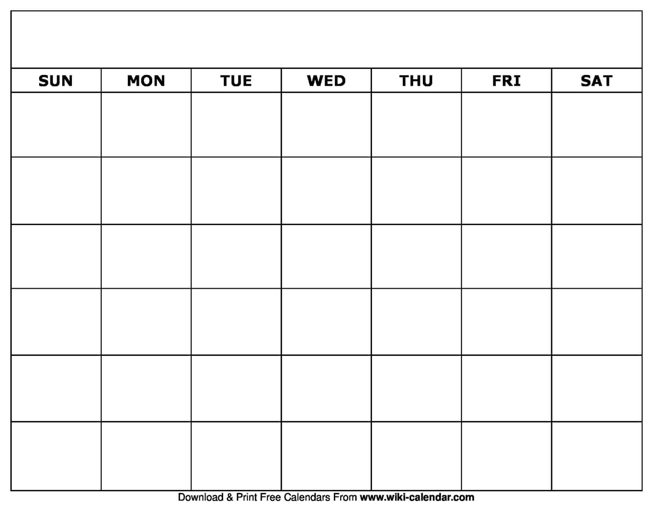 005 Blank Calendar Template Ideas Striking Printable Free Regarding Full Page Blank Calendar Template