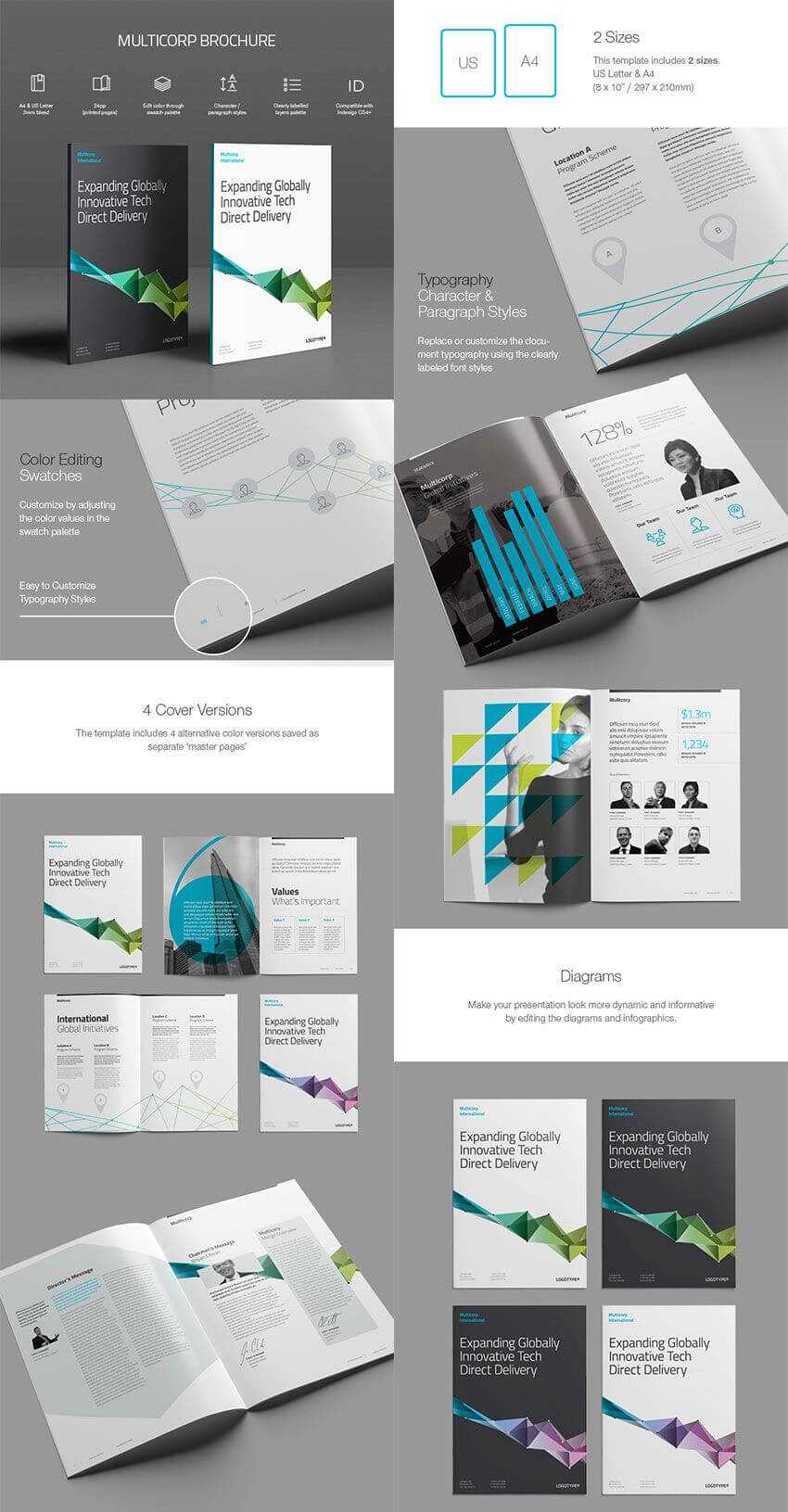 005 Indesign Brochure Template Free Stirring Ideas Corporate Regarding Adobe Indesign Brochure Templates