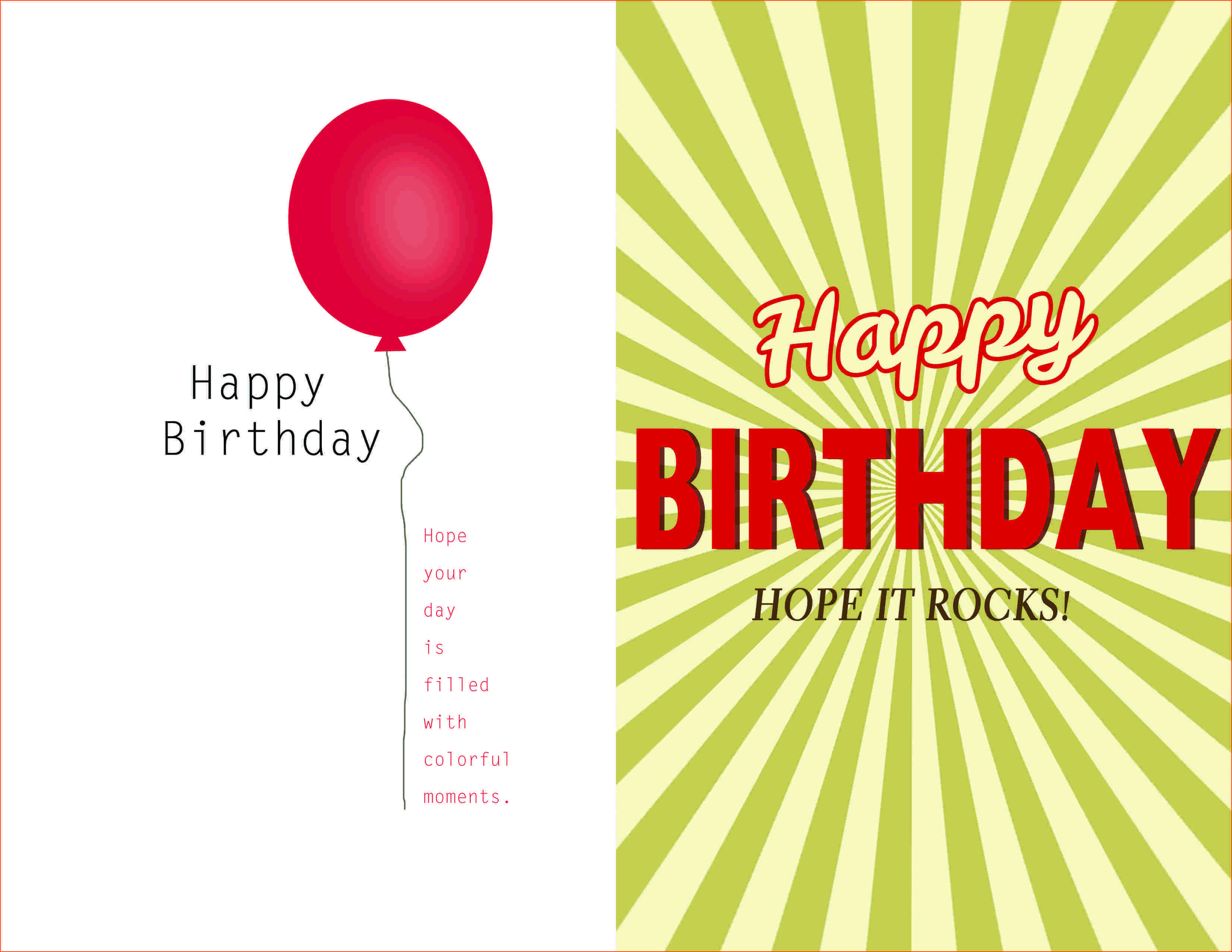 007 Template Ideas Creative Birthday Invitation Quarter Fold In Birthday Card Template Microsoft Word