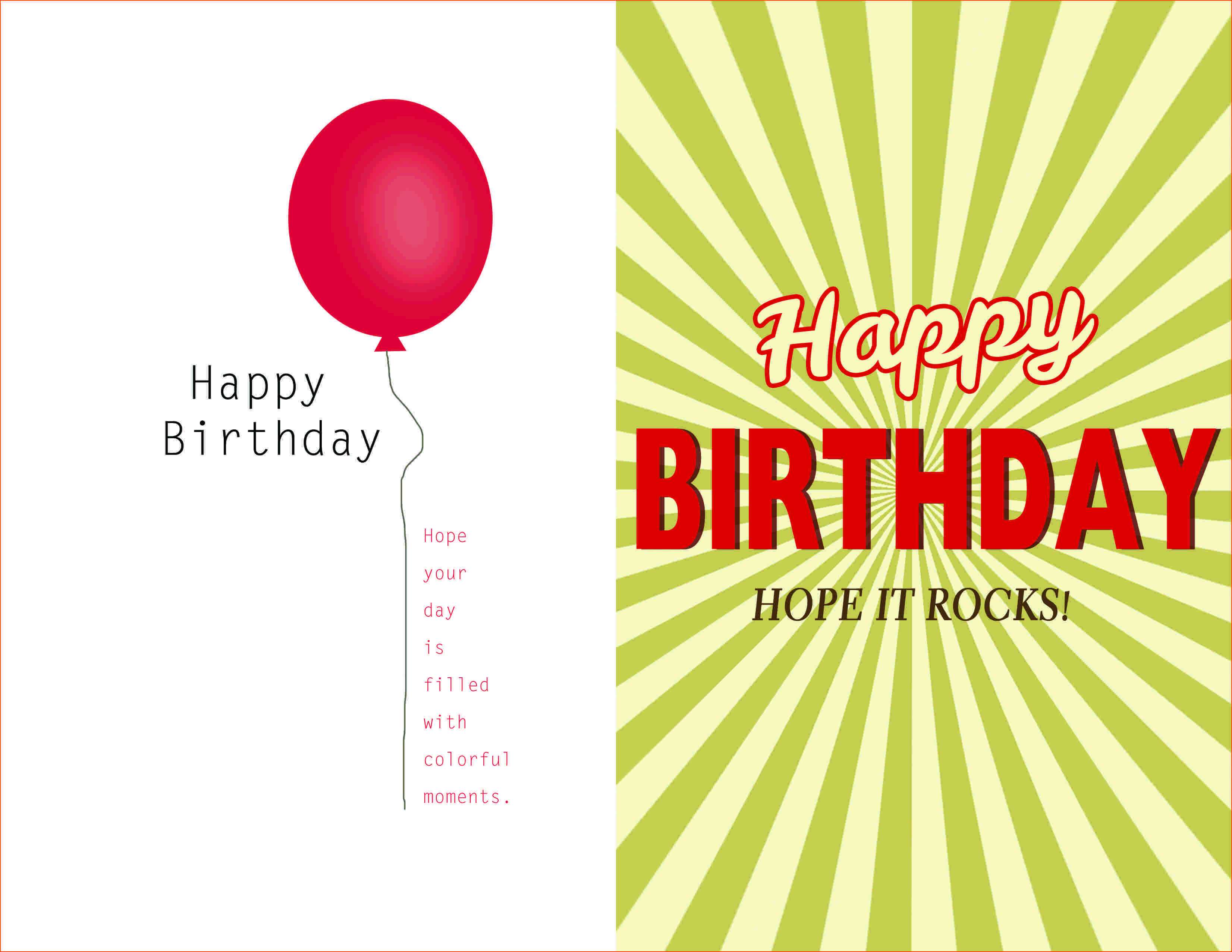 007 Template Ideas Creative Birthday Invitation Quarter Fold Inside Birthday Card Publisher Template