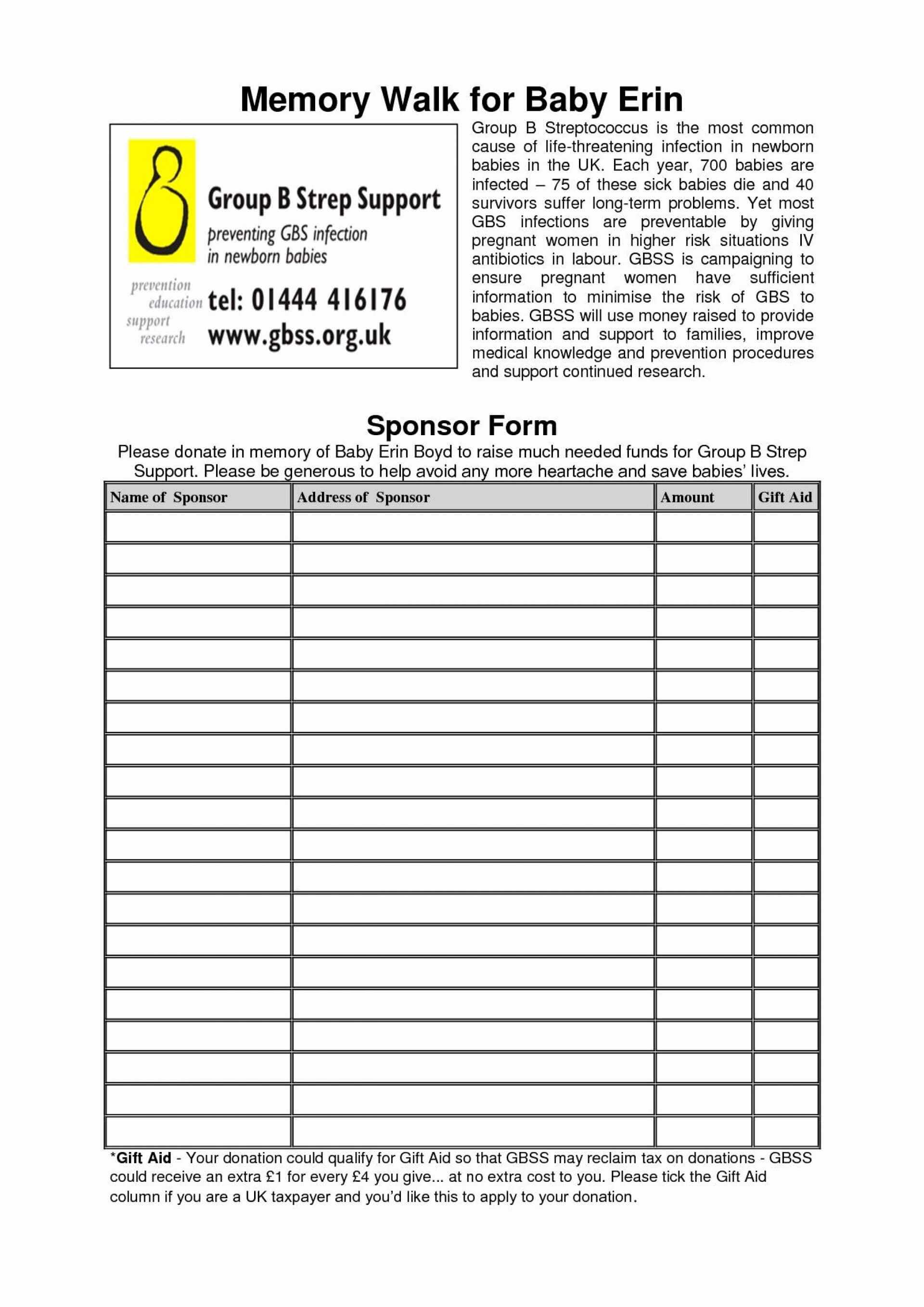 008 Event Sponsorship Form Template Sponsor Forms Luxury For With Blank Sponsorship Form Template