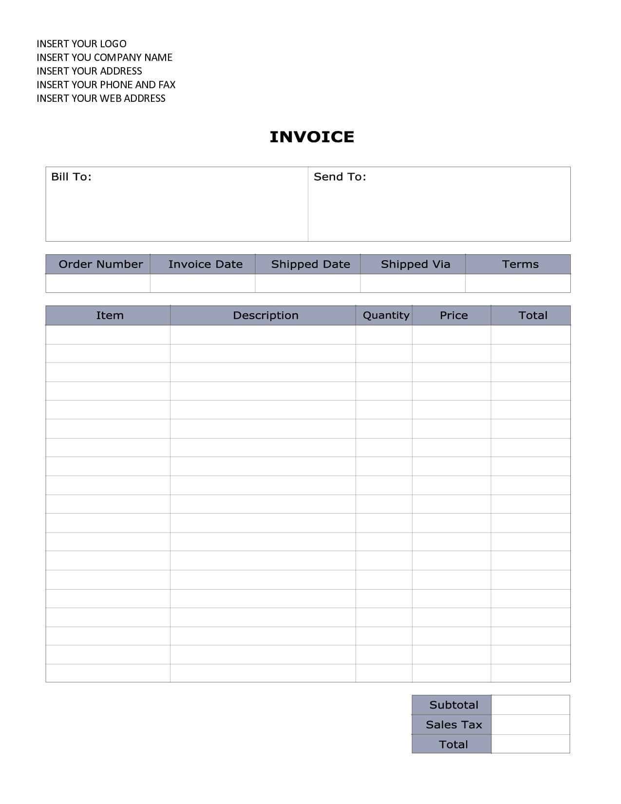 008 Template Ideas Free Word Invoice Download Microsoft With Regard To Free Proforma Invoice Template Word