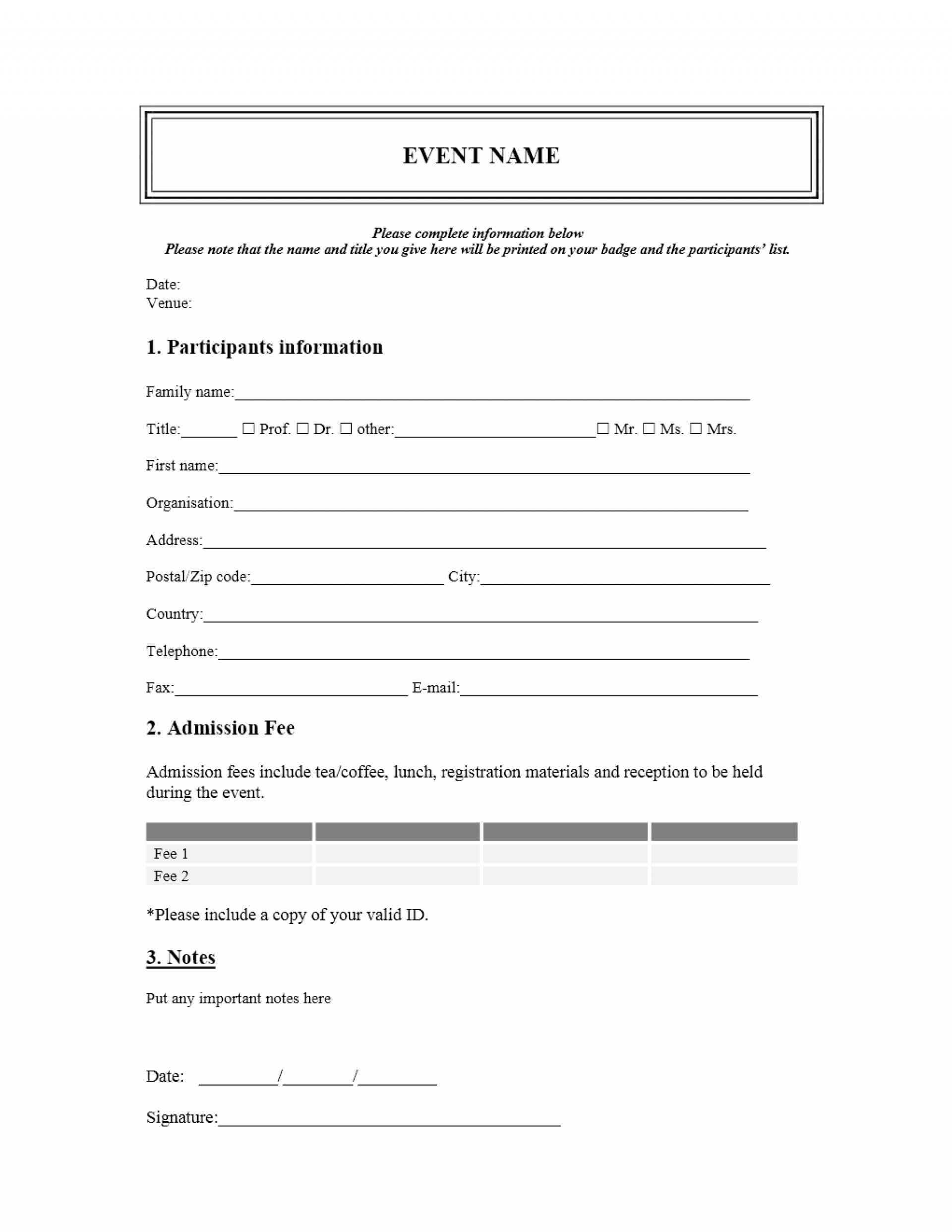 009 Client Registration Form Template Word Weekly Update One With Seminar Registration Form Template Word