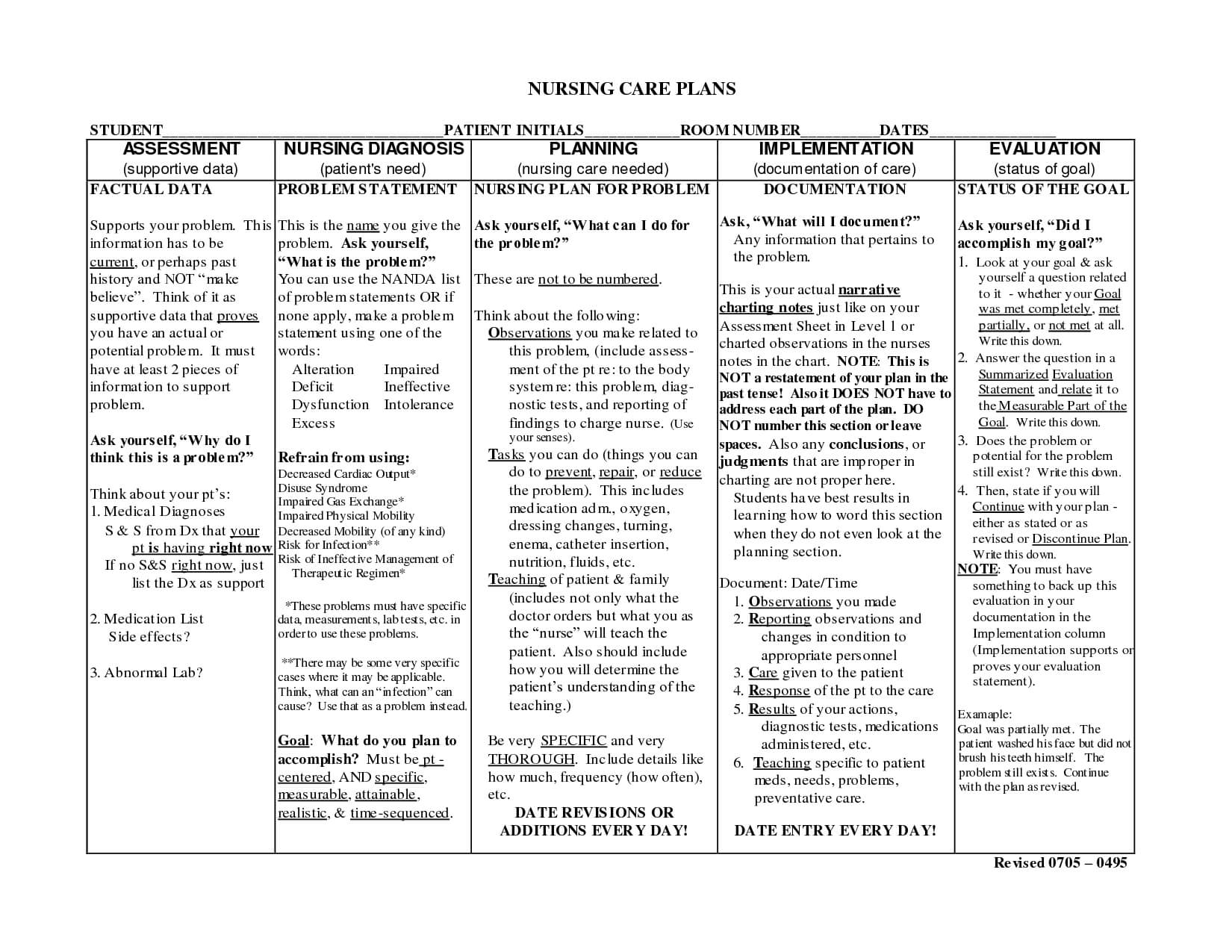 010 Plan Template Blank Care Templates For Ideas Nursing With Nursing Care Plan Template Word