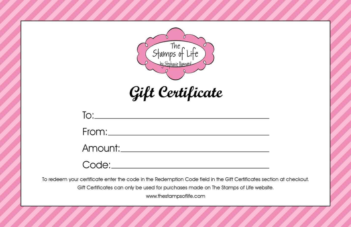 012 Free Printable Gift Certificates Template Ideas Within Present Certificate Templates