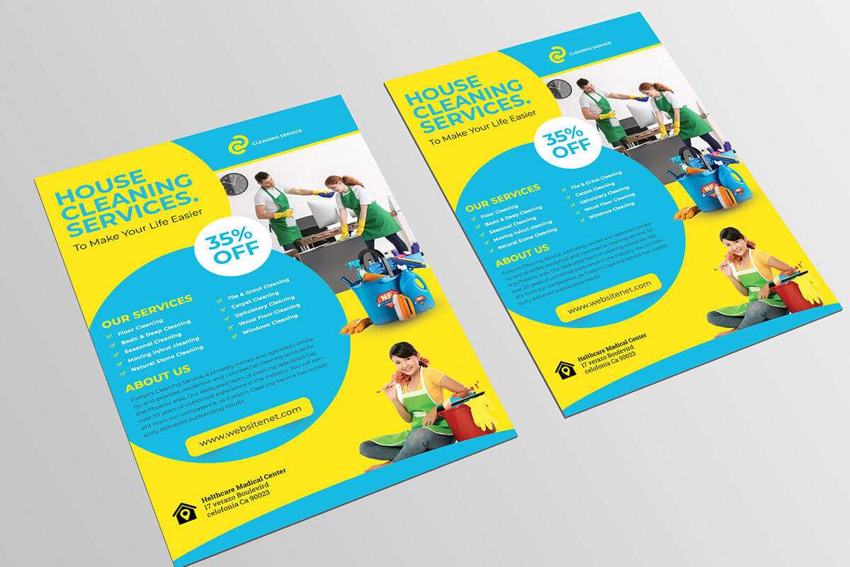 012 Template Ideas Cleaning Service Flyer Remarkable Psd Within Commercial Cleaning Brochure Templates