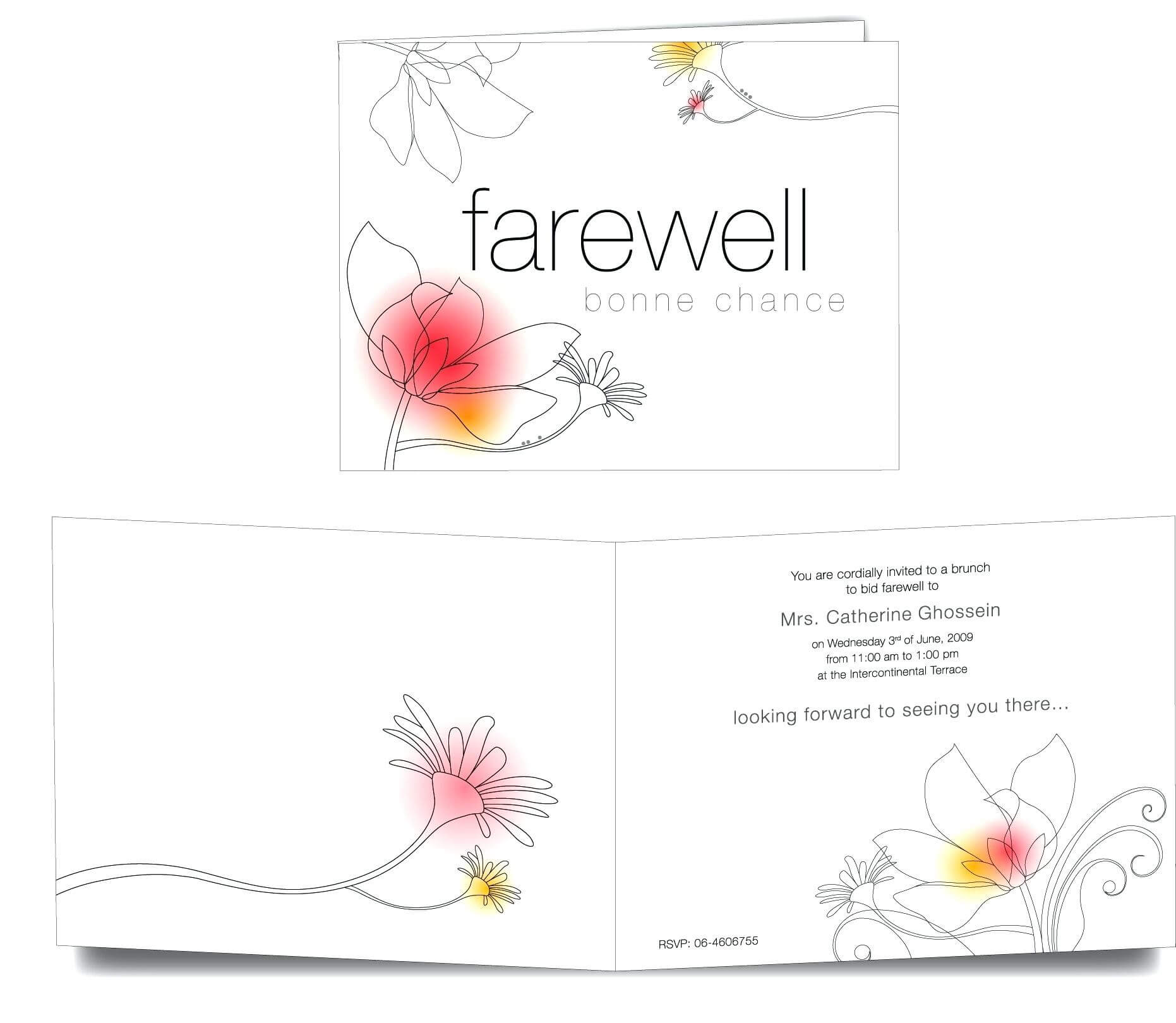 013 Boss Farewell Invitation Daily Motivational Quotes Send Pertaining To Farewell Invitation Card Template
