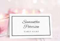 013 Free Place Card Template Templates Word Excellent Ideas within Free Template For Place Cards 6 Per Sheet