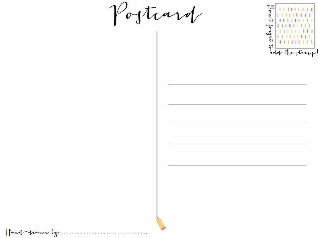 013 Template Ideas Blank Postcard Fascinating Free Word Pertaining To Free Blank Postcard Template For Word