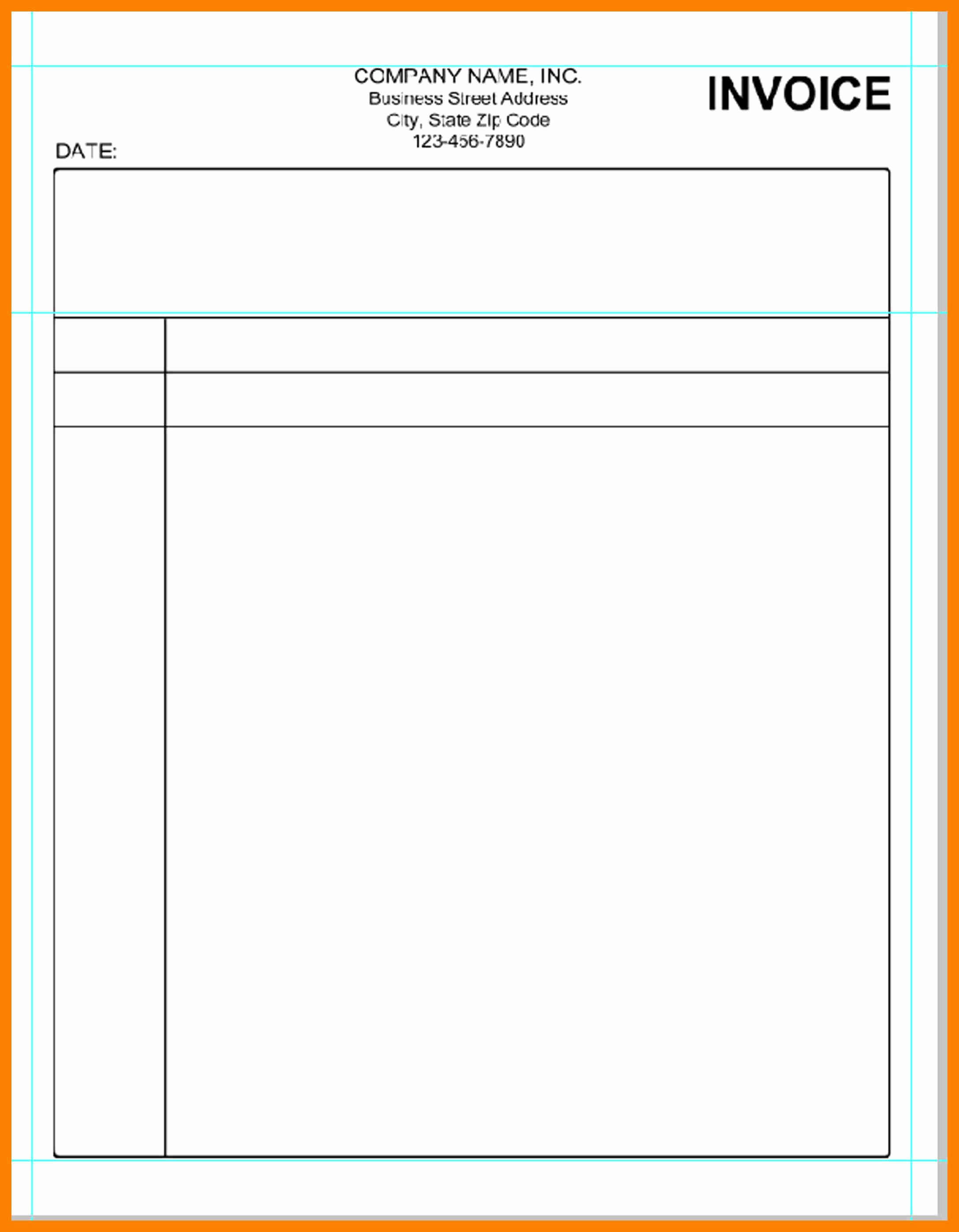 013 Template Ideas Simple Invoice Word Luxury Blank Of In Free Printable Invoice Template Microsoft Word