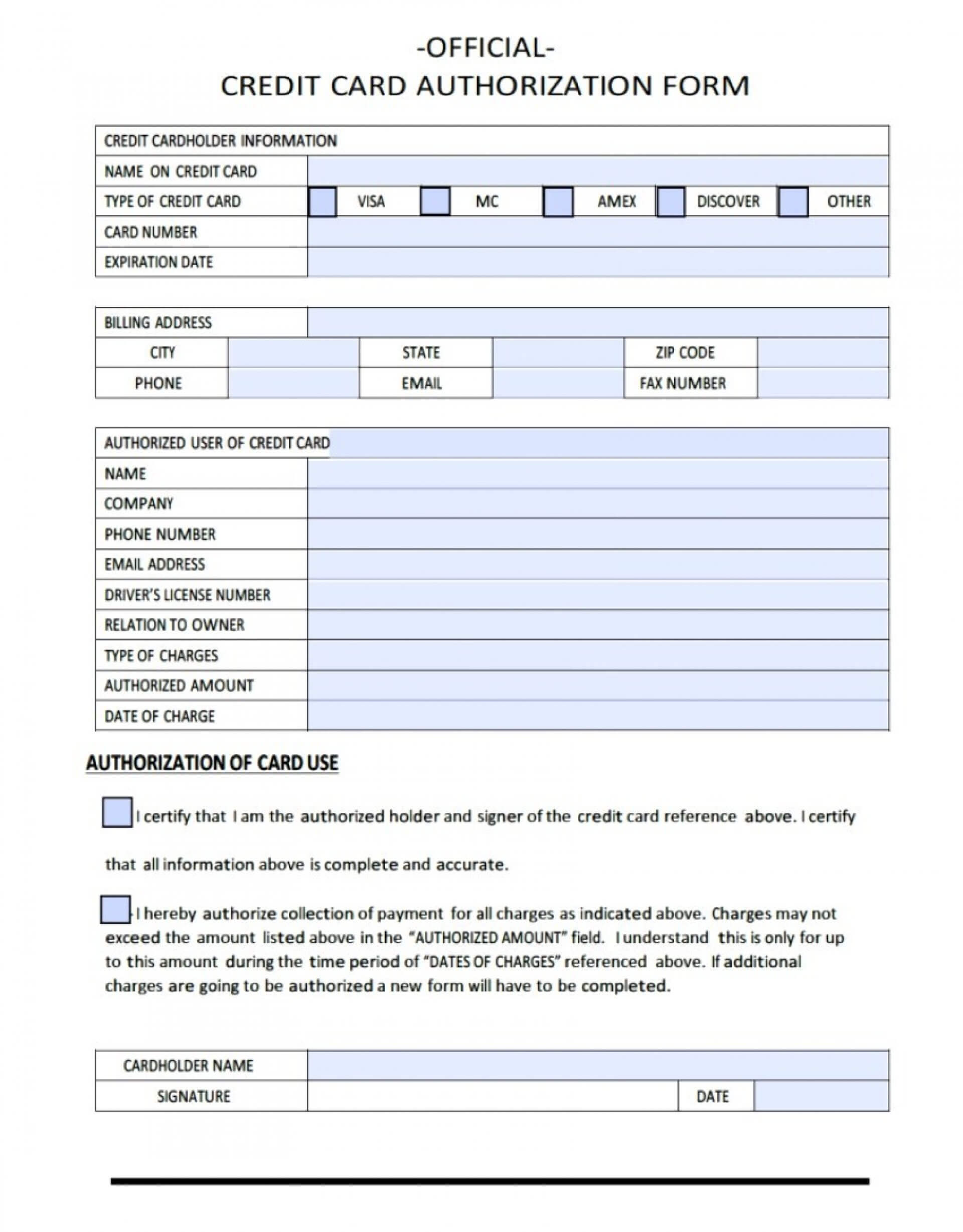 014 Best Western Credit Card Authorization Form Part Intended For Credit Card Authorisation Form Template Australia