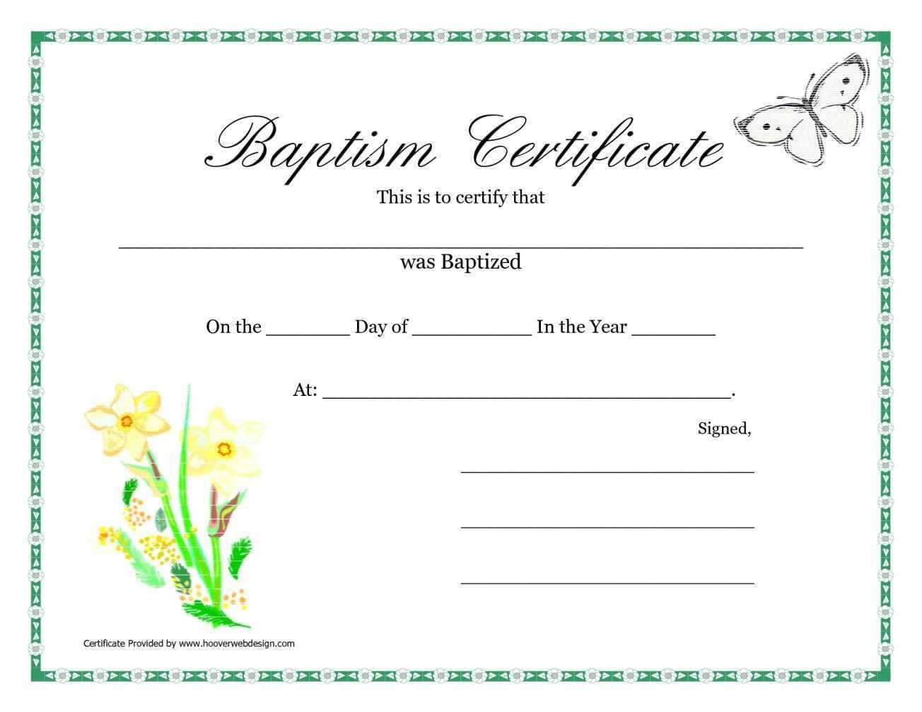 015 Template Ideas Certificate Of Baptism Unique Word Pertaining To Christian Baptism Certificate Template