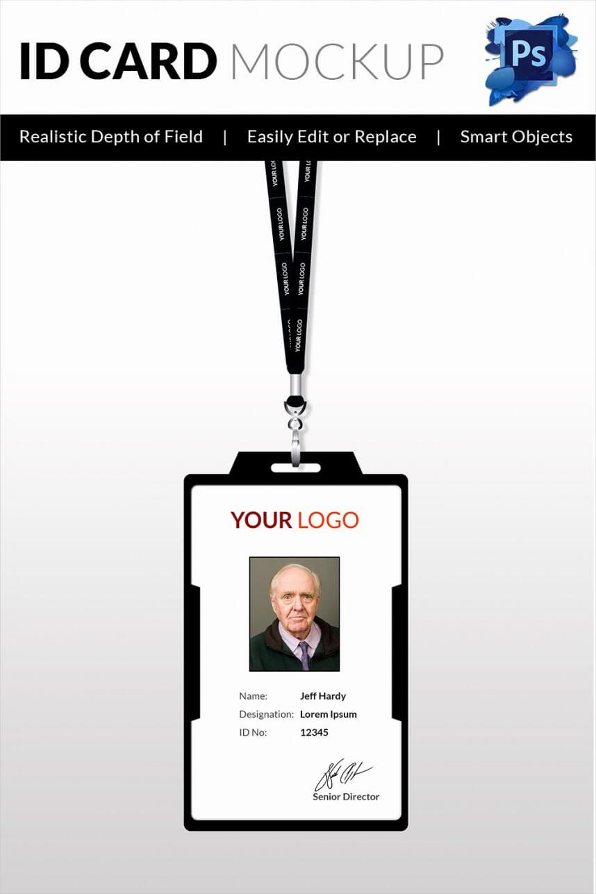 017 Template Ideas Free Id Badge Card Unforgettable Word Pertaining To Id Badge Template Word