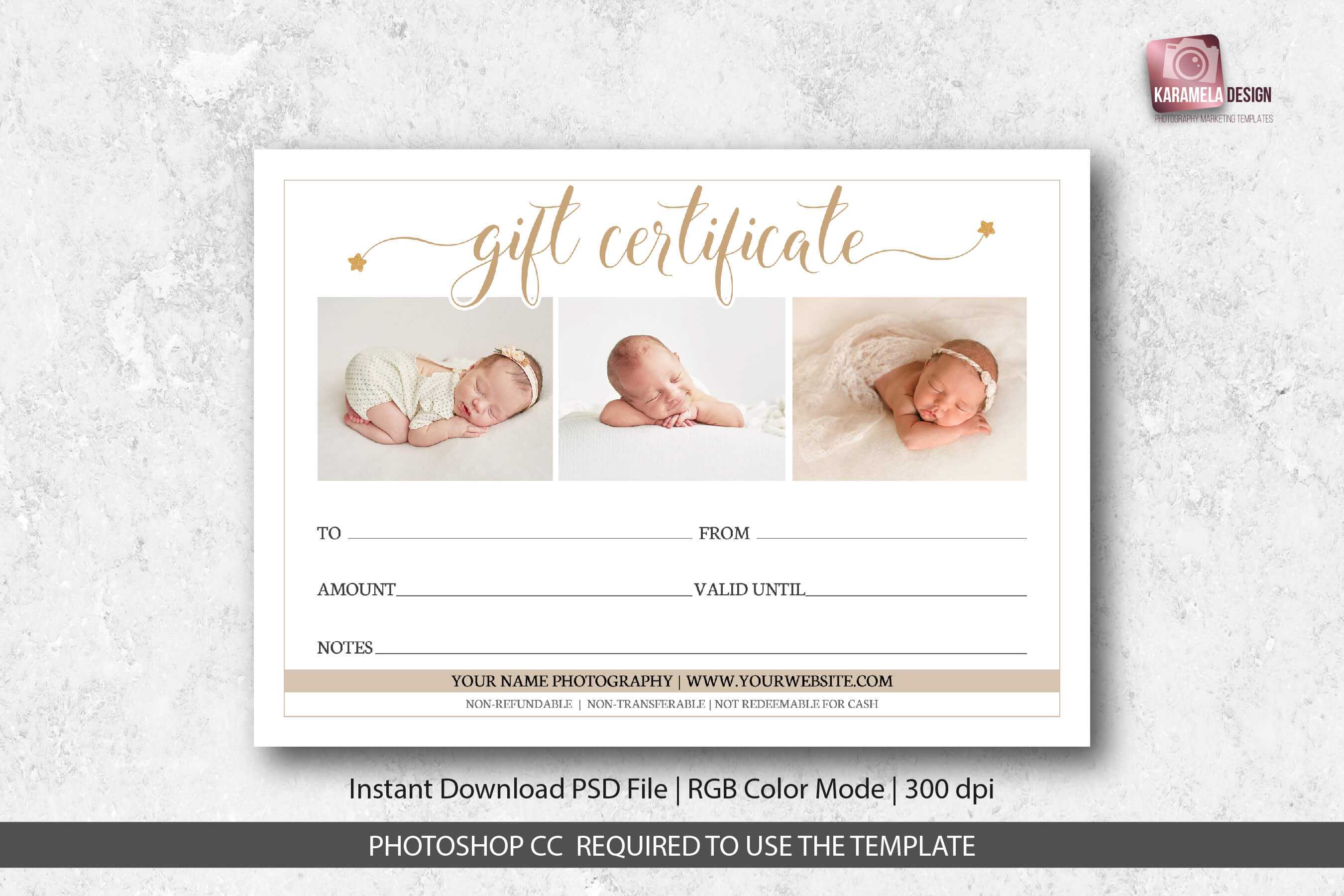 018 Photographer Gift Certificate Template With Regard To Free Photography Gift Certificate Template