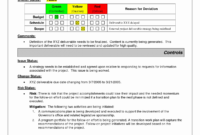 018 Project Status Report Template Excel Software Testing regarding Project Status Report Template Word 2010