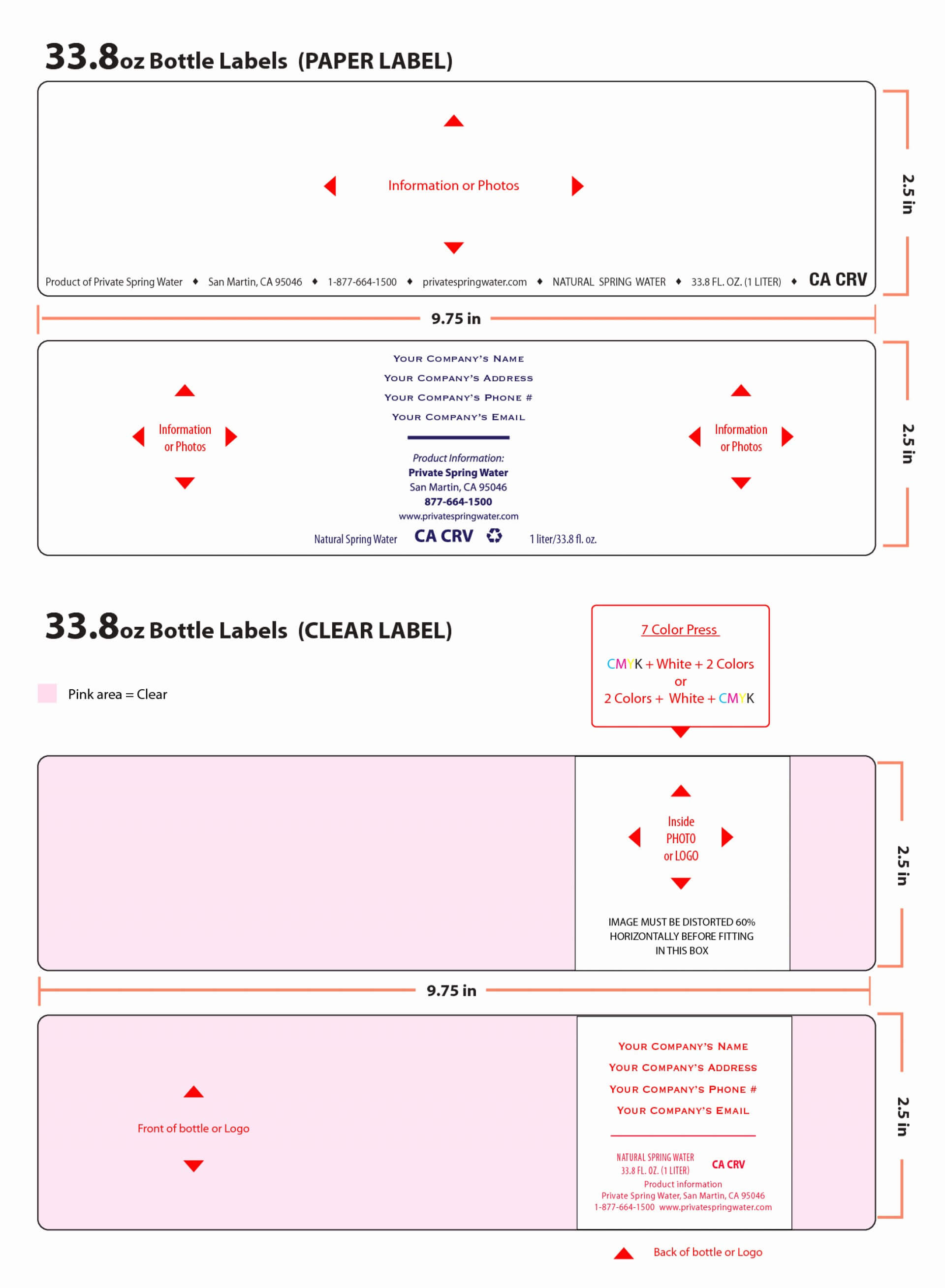 018 Template Ideas Water Bottle Labels Unbelievable Free In 33 Up Label Template Word