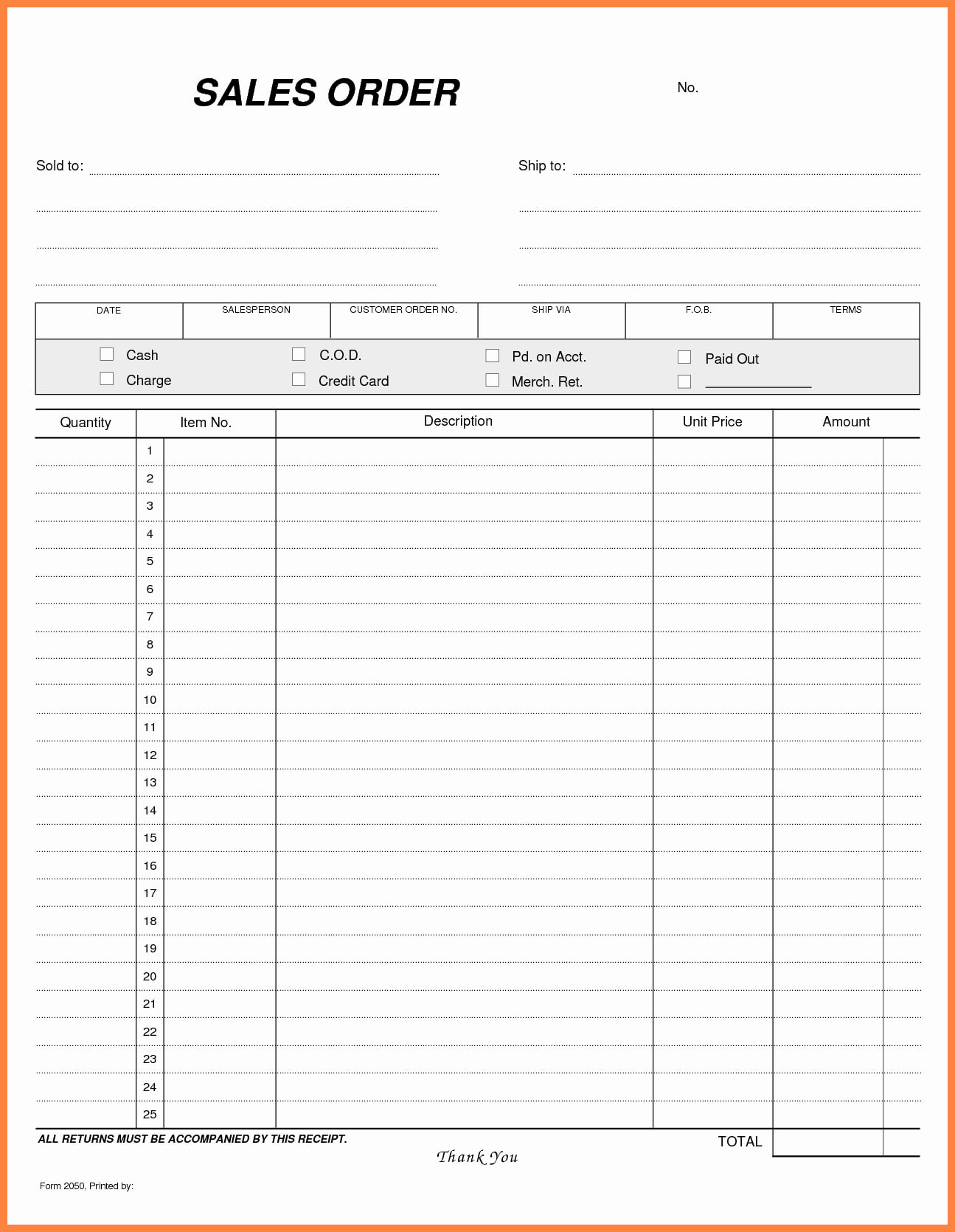 020 Food Order Form Template Ideas Top Result Lovely Pre Pic In Result Card Template