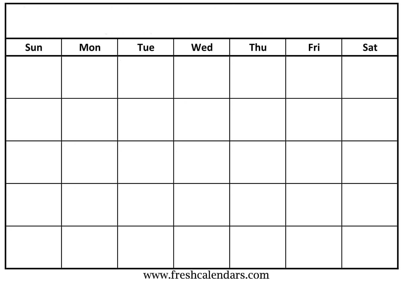 021 Template Ideas Blank Calendar Free Printable Intended For Blank Calender Template