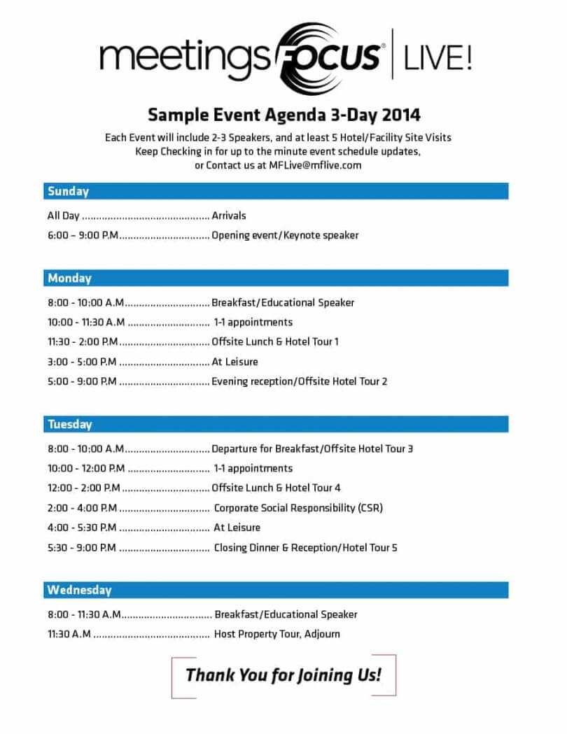 022 Free Event Program Template Templates Designs Archive In Event Agenda Template Word