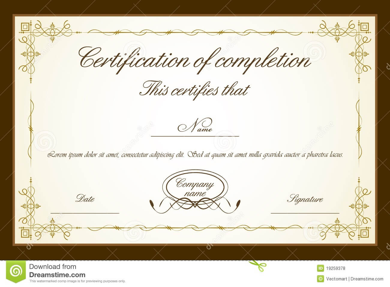 023 Template Ideas Certificate Free Templates For Fantastic For Free Certificate Of Completion Template Word