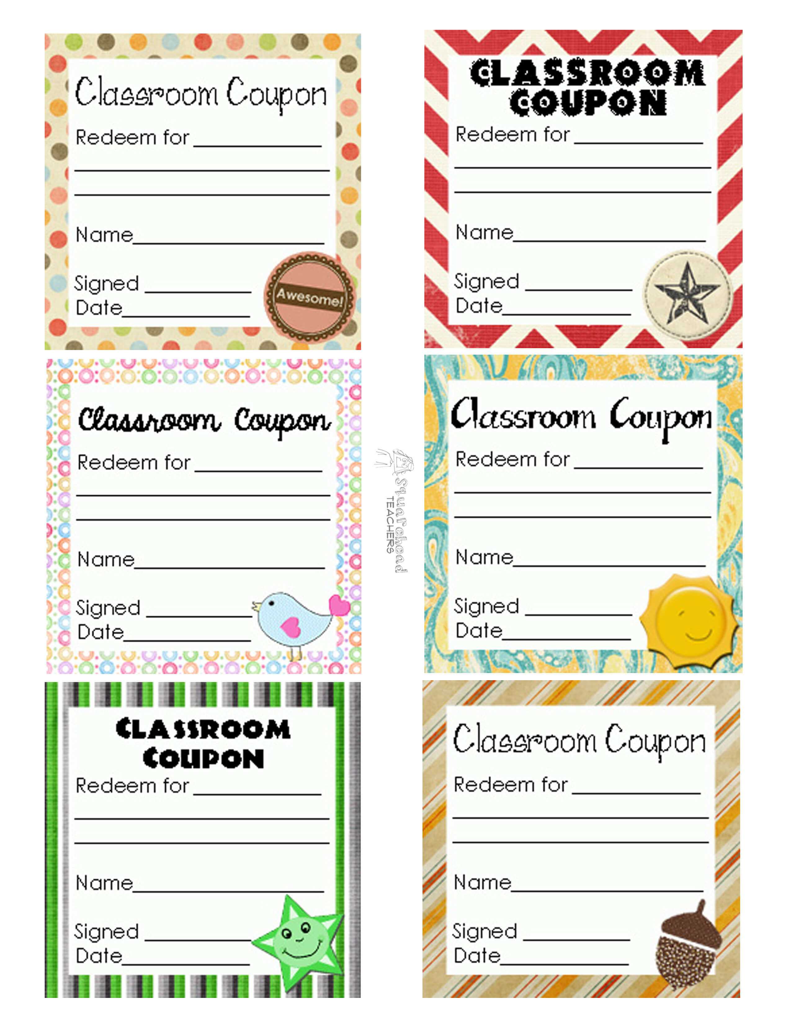 025 Free Printable Coupon Templates Classroom Sheet Template With Regard To Coupon Book Template Word