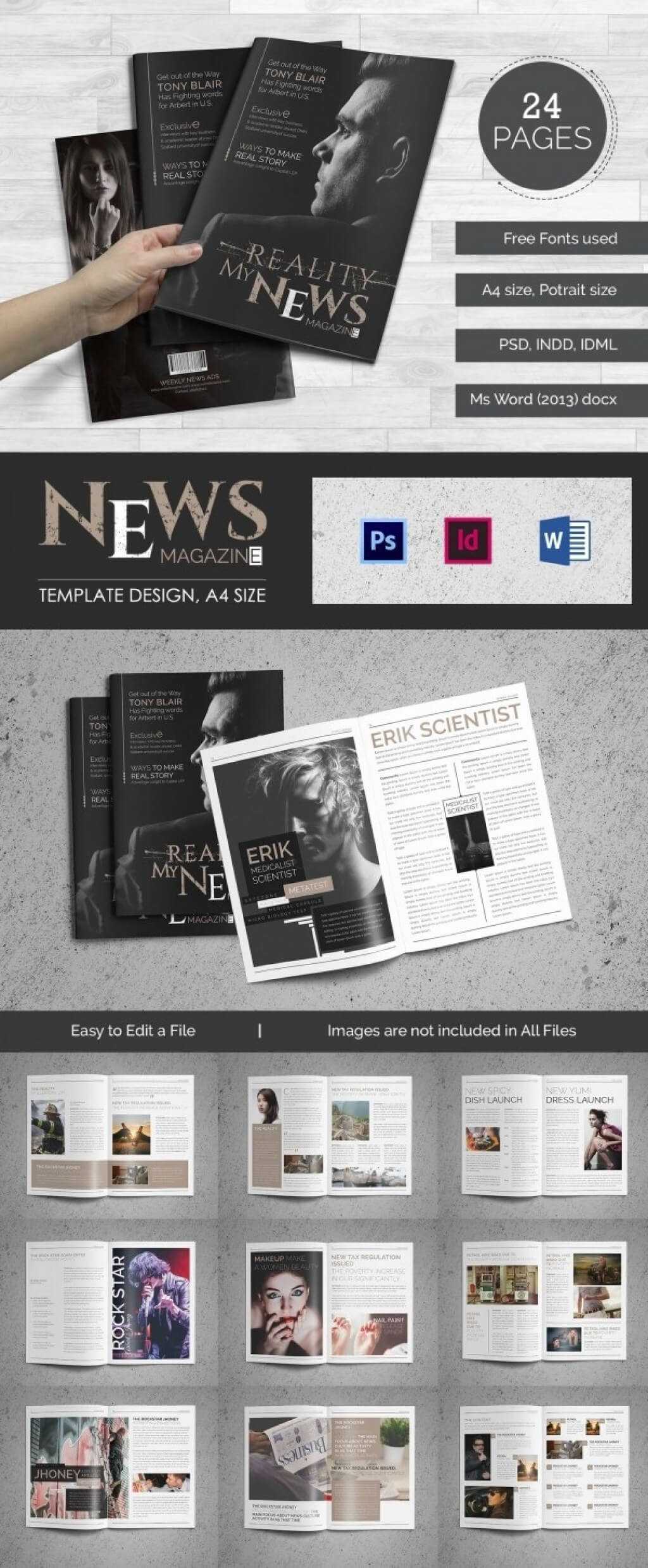 025 Template Ideas Magazine Free Word 4 R Unforgettable Intended For Magazine Template For Microsoft Word