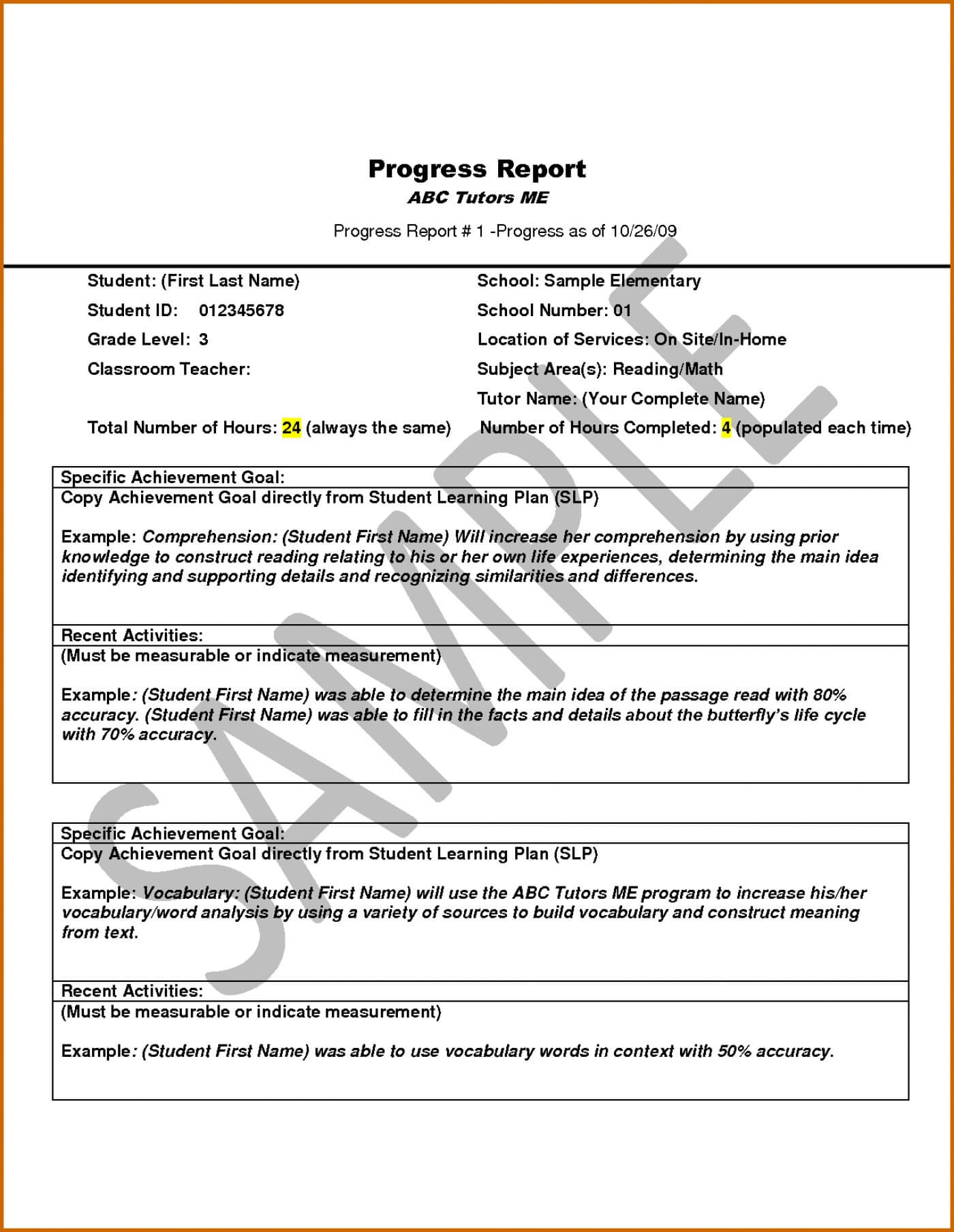 Conference Report Template