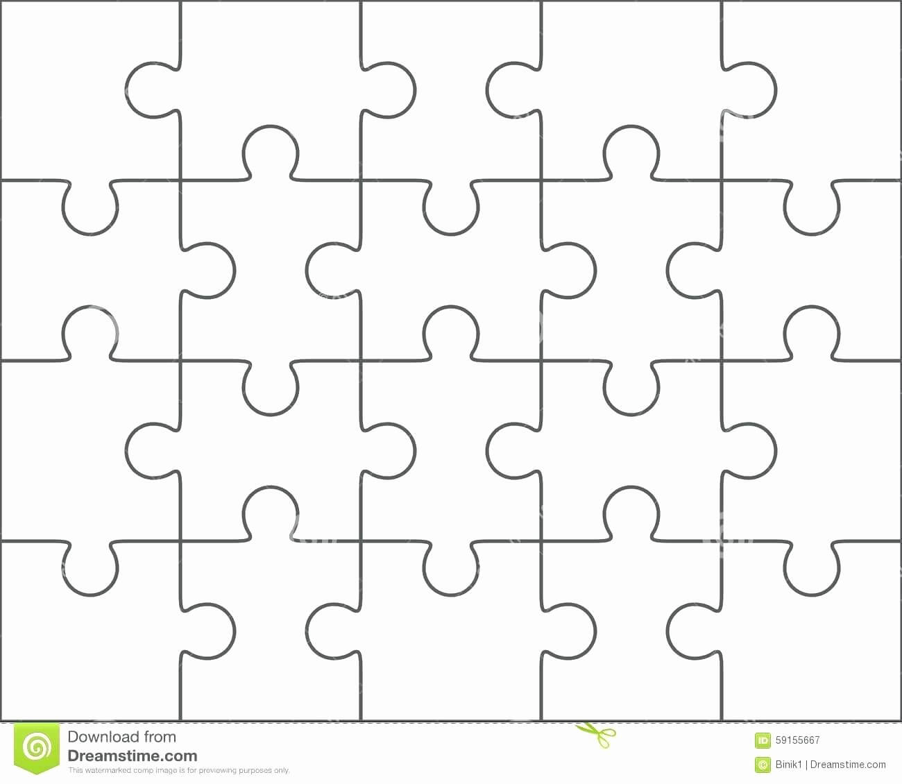 030 Puzzle Pieces Template For Word Best Of Piece Intended With Regard To Blank Jigsaw Piece Template