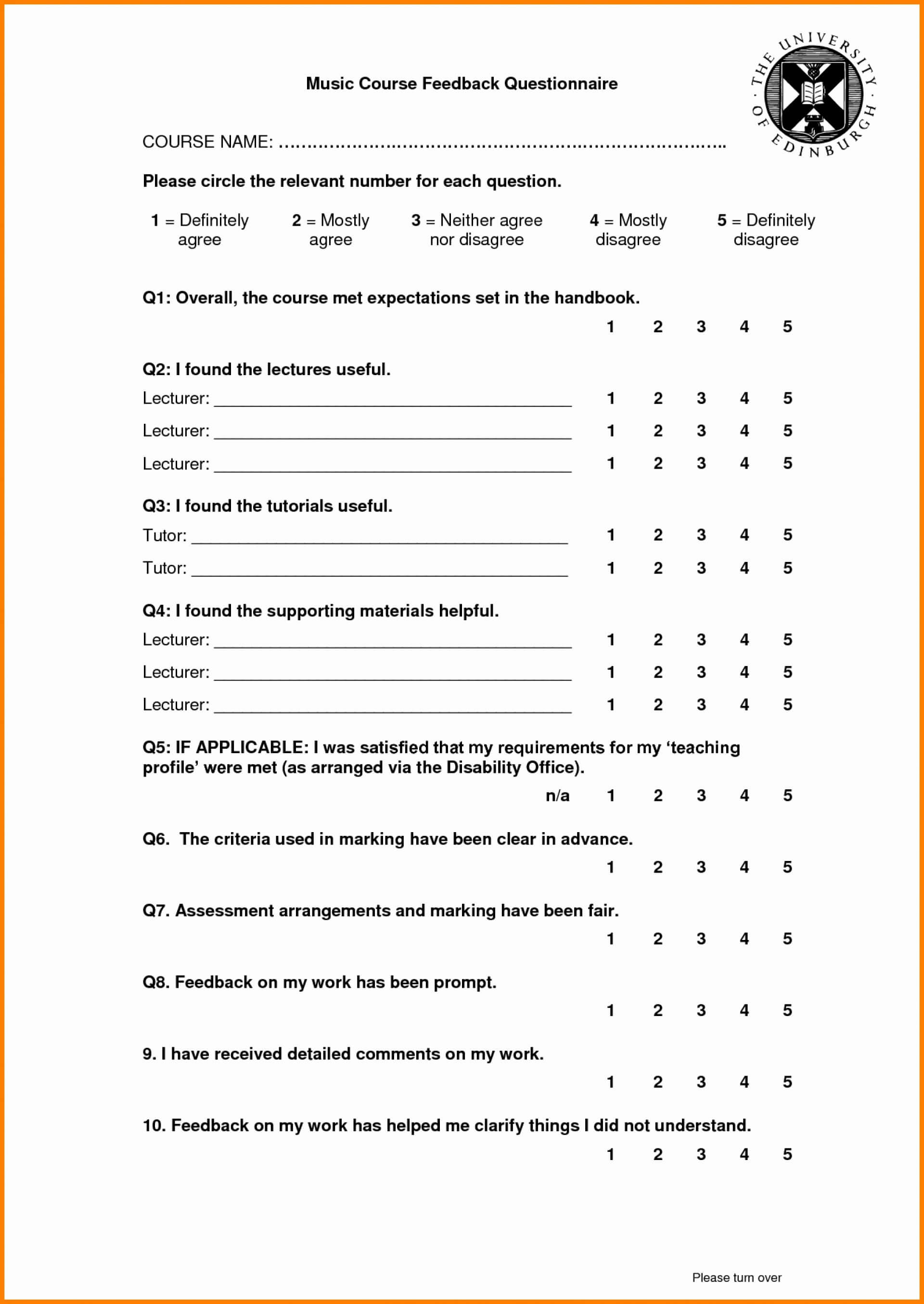 031 Template Ideas Questions And Responses Microsoft Word Pertaining To Employee Satisfaction Survey Template Word