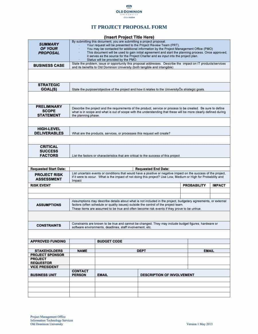 033 Free Microsoft Word Project Proposal Template Business With Software Project Proposal Template Word