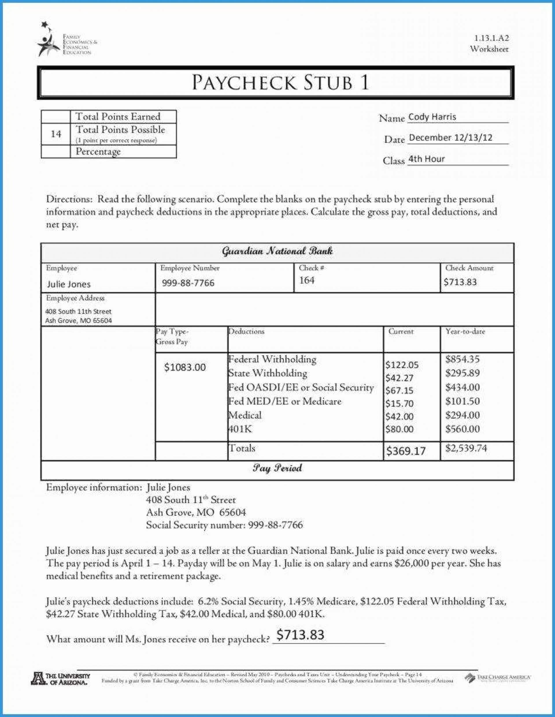 034 Free Pay Stub Template With Calculator Of Lovely Excel Pertaining To Free Pay Stub Template Word