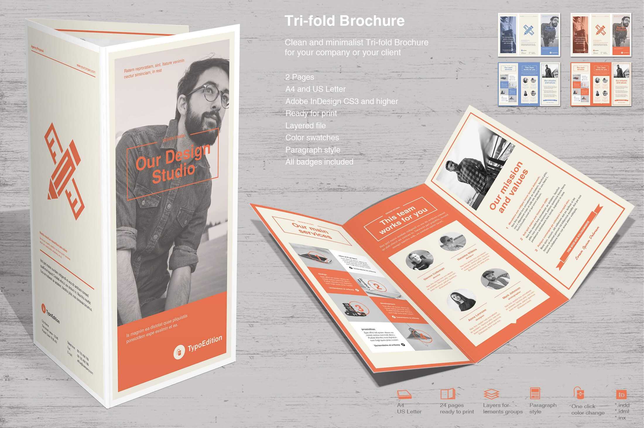 036 222Fghjfit22002C1464 Tri Fold Brochure Indesign Template With Adobe Indesign Tri Fold Brochure Template