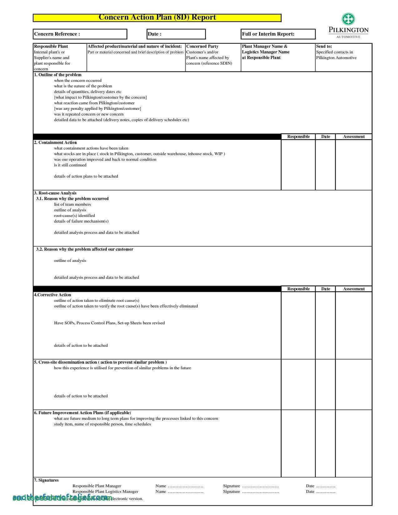 10. 14 8D Report Beispiel Emmylou Harris, 8D Report Vorlage Inside 8D Report Template Xls