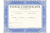 10+ Share Certificate Templates | Word, Excel &amp; Pdf for Corporate Share Certificate Template