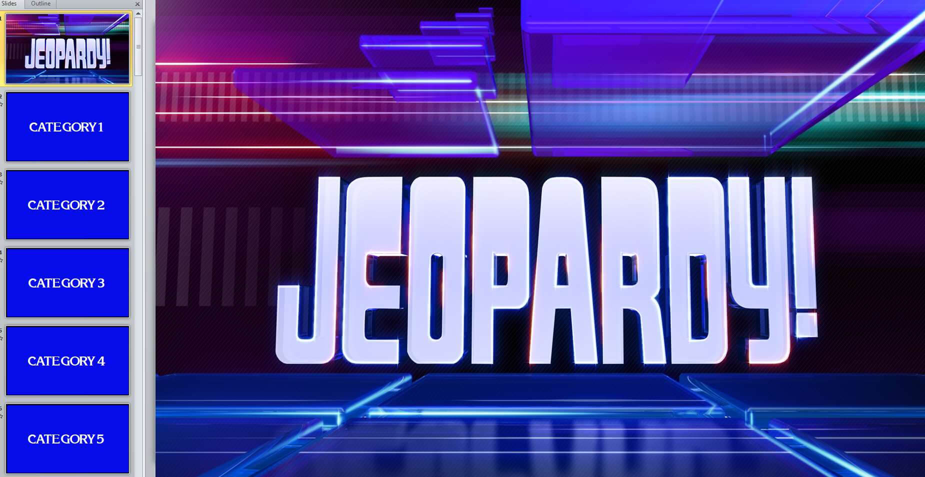 11 Best Free Jeopardy Templates For The Classroom For Jeopardy Powerpoint Template With Score